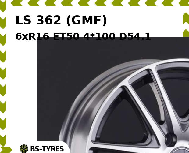 

Колесный диск LS, 362 (GMF) 6xR16 ET50 4*100 D54.1
