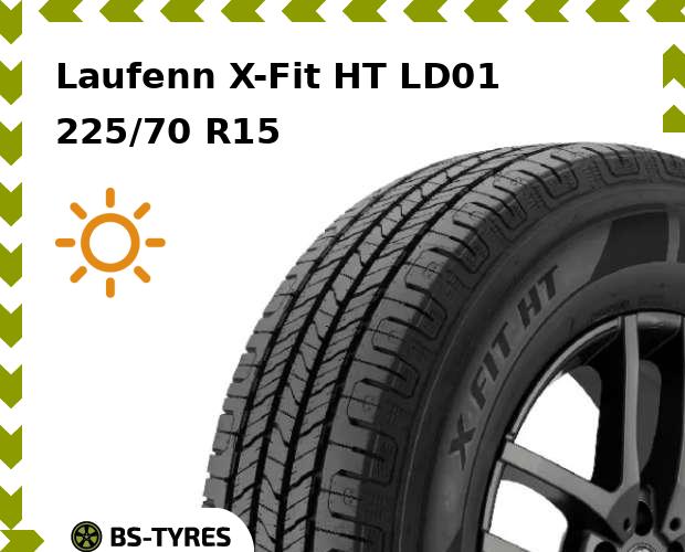 

Летние шины Laufenn, X-Fit HT LD01 225/70 R15 100T