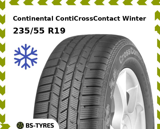 

Зимние шины Continental, ContiCrossContact Winter 235/55 R19 101H