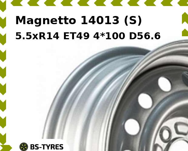 

Колесный диск Magnetto, 14013 (S) 5.5xR14 ET49 4*100 D56.6