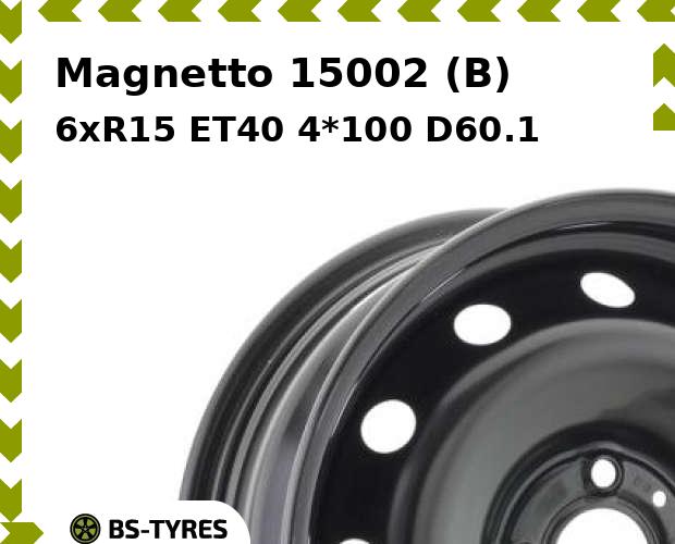 

Колесный диск Magnetto, 15002 (B) 6xR15 ET40 4*100 D60.1