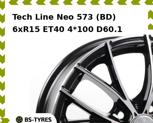 

Колесный диск Tech Line, Tech-line Neo 573 (BD) 6xR15 ET40 4*100 D60.1