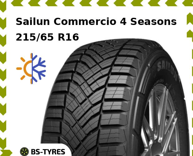 

Всесезонные шины Sailun, Commercio 4 Seasons 215/65 R16C 109/107T