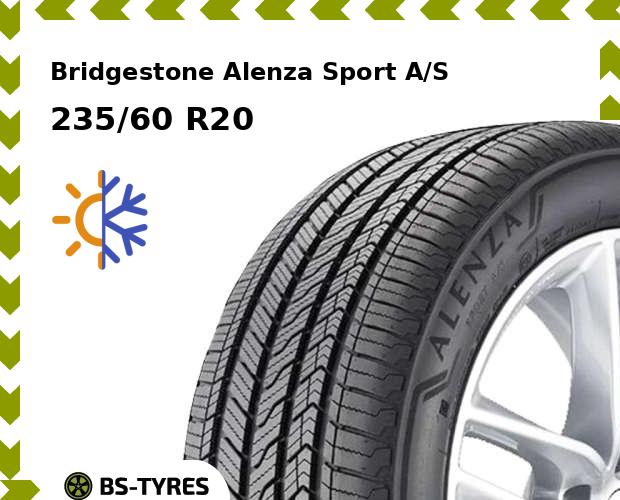 

Всесезонные шины Bridgestone, Alenza Sport A/S 235/60 R20 108H