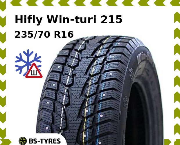 

Зимние шины Hifly, Win-turi 215 235/70 R16 106T