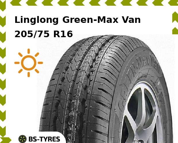 

Летние шины Linglong, LingLong Green-Max Van 205/75 R16C 110/108R