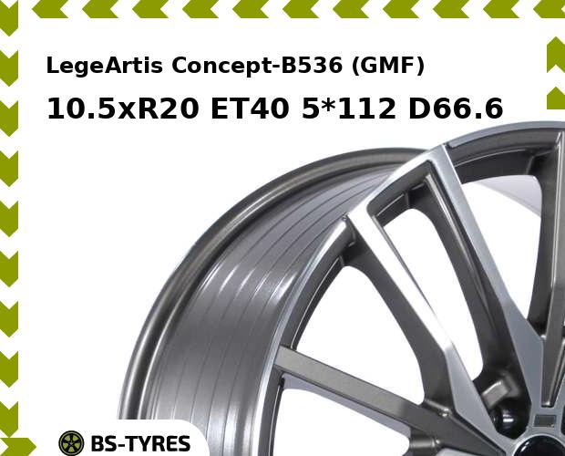 

Колесный диск LegeArtis, Concept-B536 (GMF) 10.5xR20 ET40 5*112 D66.6