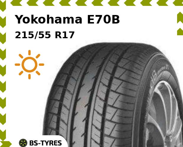 

Летние шины Yokohama, E70B 215/55 R17 94V