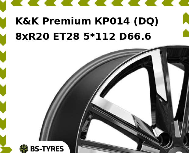 

Колесный диск K&K, Premium КР014 (DQ) 8.0xR20 ET28 5*112 D66.6