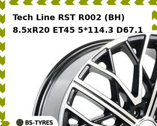 

Колесный диск Tech Line, Tech-line RST R002 (BH) 8.5xR20 ET45 5*114.3 D67.1