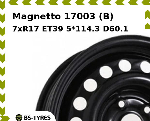 

Колесный диск Magnetto, 17003 (B) 7xR17 ET39 5*114.3 D60.1