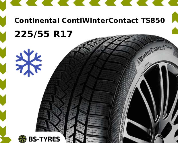 

Зимние шины Continental, ContiWinterContact TS850 MO 225/55 R17 97H