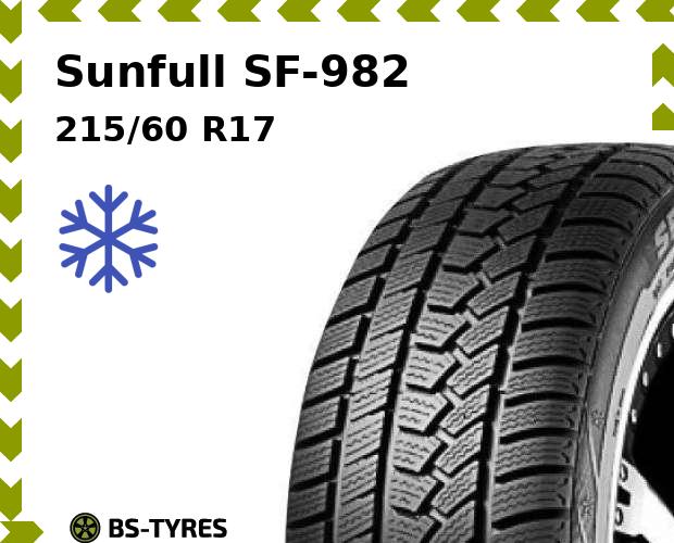 

Зимние шины Sunfull, SF-982 215/60 R17 96H
