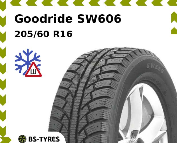 

Зимние шины Goodride, SW606 205/60 R16 92T