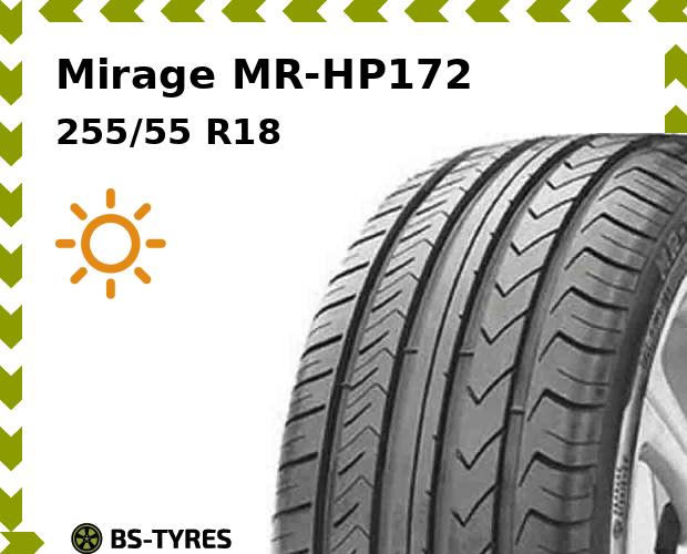 

Летние шины Mirage, MR-HP172 255/55 R18 109W