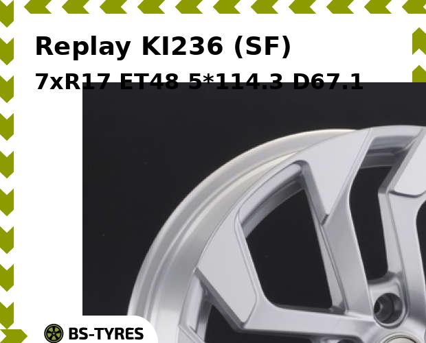 

Колесный диск Replay, KI236 (SF) 7xR17 ET48 5*114.3 D67.1