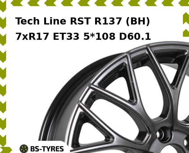 

Колесный диск Tech Line, Tech-line RST R137 (BH) 7xR17 ET33 5*108 D60.1