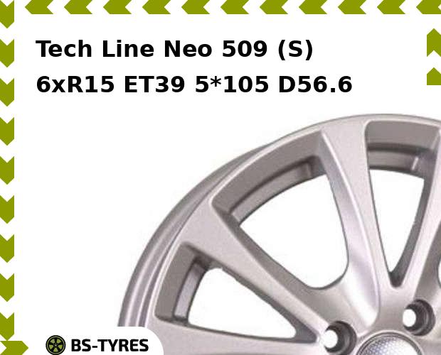 

Колесный диск Tech Line, Tech-line Neo 509 (S) 6xR15 ET39 5*105 D56.6