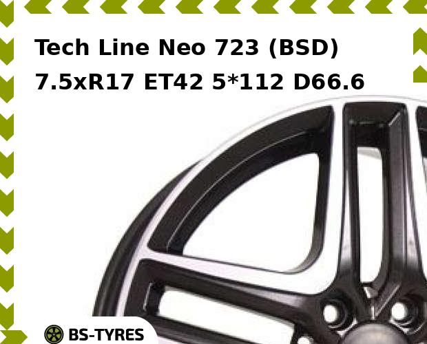 

Колесный диск Tech Line, Tech-line Neo 723 (BSD) 7.5xR17 ET42 5*112 D66.6