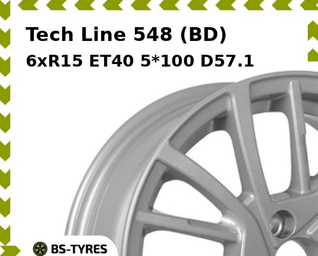 

Колесный диск Tech Line, Tech-line 548 (BD) 6xR15 ET40 5*100 D57.1