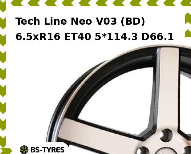 

Колесный диск Tech Line, Tech-line Neo V03 (BD) 6.5xR16 ET40 5*114.3 D66.1