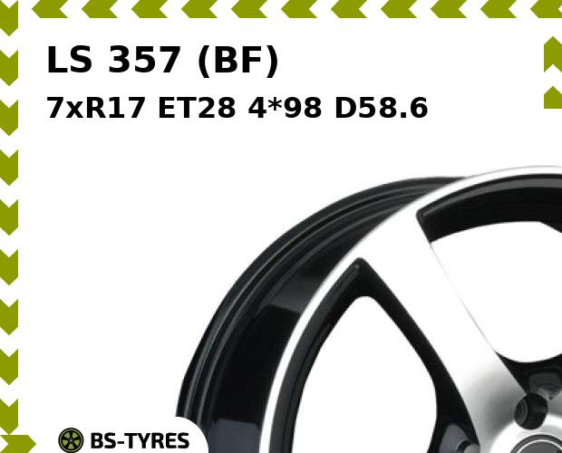 

Колесный диск LS, 357 (BF) 7xR17 ET28 4*98 D58.6