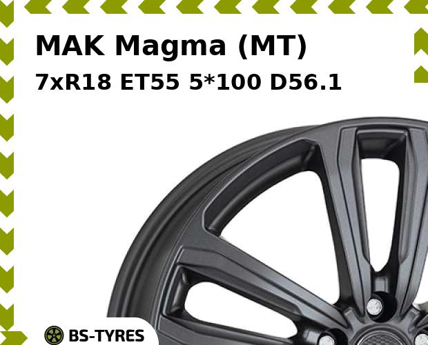 

Колесный диск MAK, Magma (MT) 7xR18 ET55 5*100 D56.1