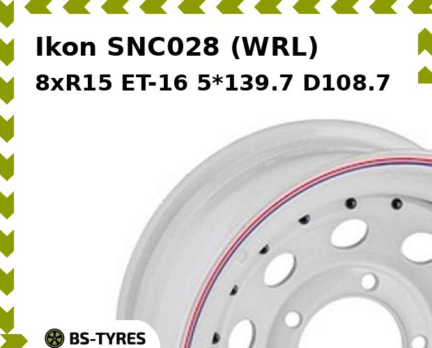 

Колесный диск Ikon, SNC028 (WRL) 8xR15 ET-16 5*139.7 D108.7