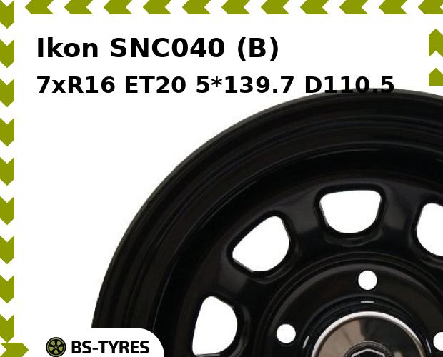 

Колесный диск Ikon, SNC040 (B) 7xR16 ET20 5*139.7 D110.5
