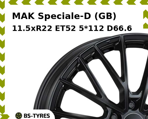 

Колесный диск MAK, Speciale-D (GB) 11.5xR22 ET52 5*112 D66.6