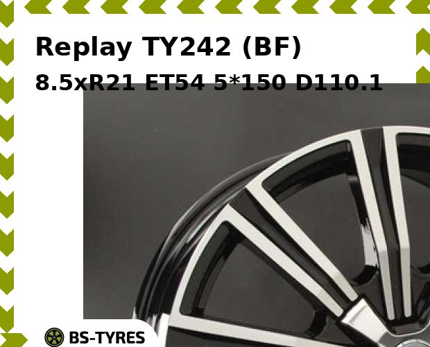 

Колесный диск Replay, TY242 (BF) 8.5xR21 ET54 5*150 D110.1