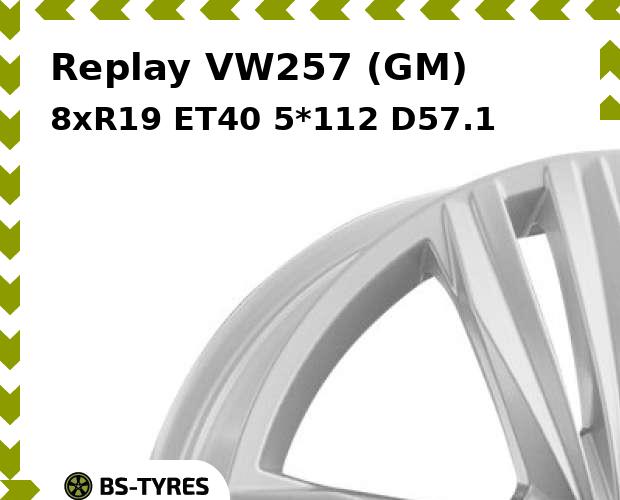 

Колесный диск Replay, VW257 (GM) 8xR19 ET40 5*112 D57.1