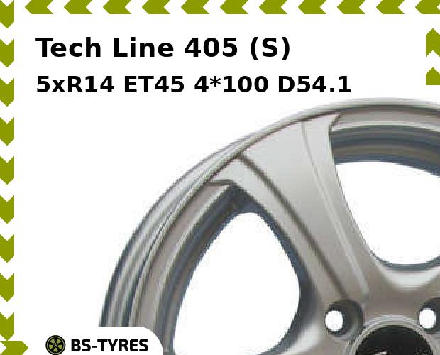 

Колесный диск Tech Line, Tech-line 405 (S) 5xR14 ET45 4*100 D54.1