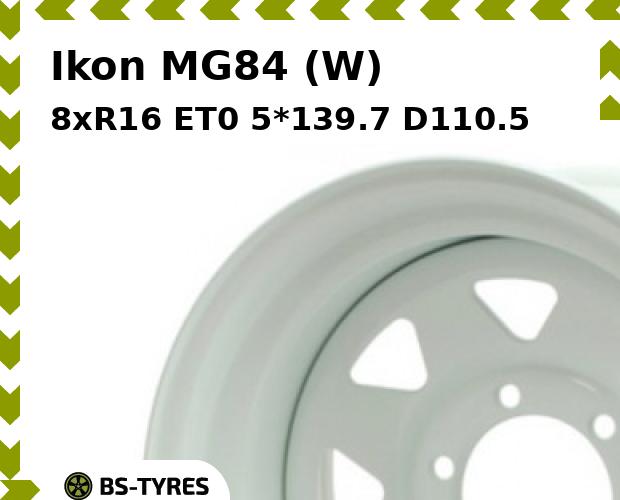 

Колесный диск Ikon, MG84 (W) 8xR16 ET0 5*139.7 D110.5