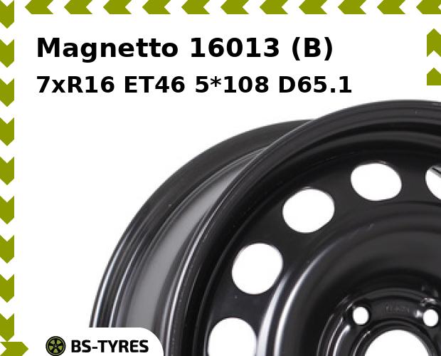 

Колесный диск Magnetto, 16013 (B) 7xR16 ET46 5*108 D65.1