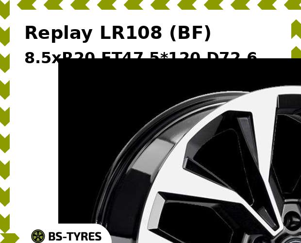 

Колесный диск Replay, LR108 (BF) 8.5xR20 ET47 5*120 D72.6