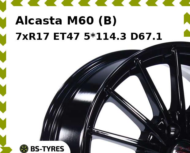 

Колесный диск Alcasta, M60 (B) 7xR17 ET47 5*114.3 D67.1