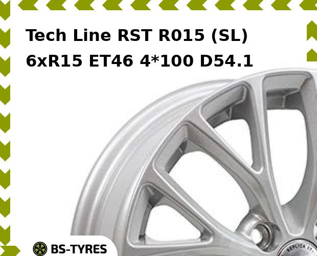 

Колесный диск Tech Line, Tech-line RST R015 (SL) 6xR15 ET46 4*100 D54.1