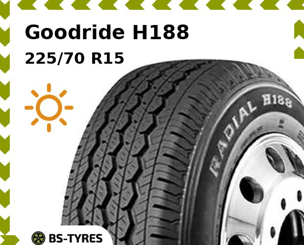 

Летние шины Goodride, H188 225/70 R15C 112/110R