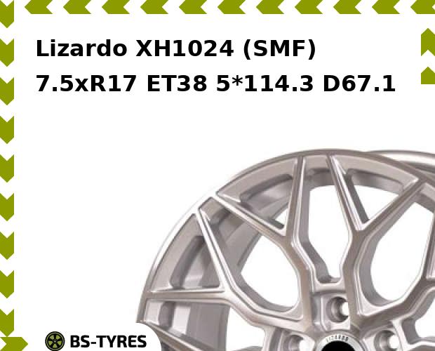 

Колесный диск Lizardo, XH1024 (SMF) 7.5xR17 ET38 5*114.3 D67.1