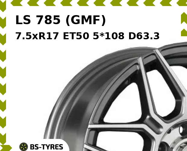 

Колесный диск LS, 785 (GMF) 7.5xR17 ET50 5*108 D63.3
