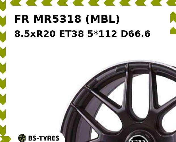 

Колесный диск FR, MR5318 (MBL) 8.5xR20 ET38 5*112 D66.6