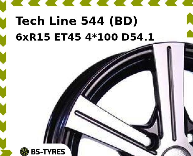 

Колесный диск Tech Line, Tech-line 544 (BD) 6xR15 ET45 4*100 D54.1