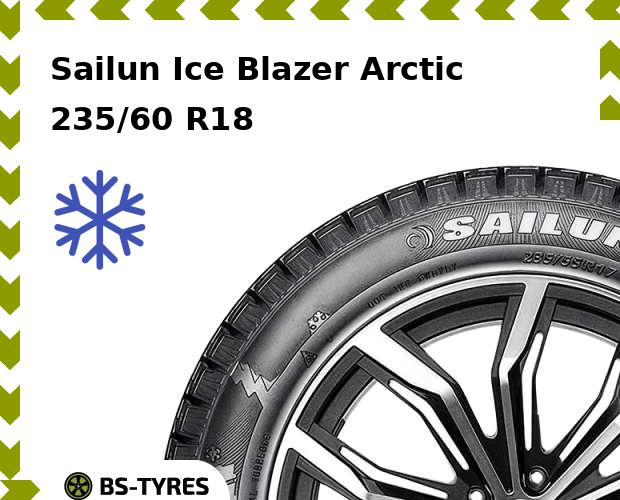 

Зимние шины Sailun, Ice Blazer Arctic SUV 235/60 R18 107T