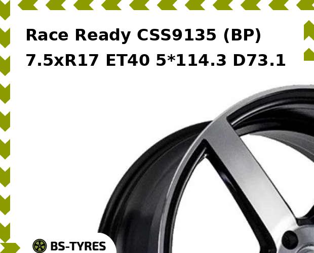 

Колесный диск Race Ready, CSS9135 (BP) 7.5xR17 ET40 5*114.3 D73.1