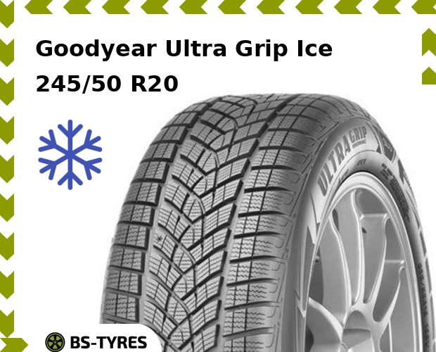 

Зимние шины Goodyear, Ultra Grip Ice 245/50 R20 102T
