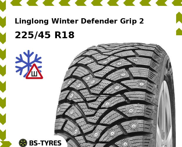 

Зимние шины Linglong, LingLong Winter Defender Grip 2 225/45 R18 95T