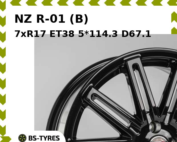 

Колесный диск NZ, R-01 (B) 7xR17 ET38 5*114.3 D67.1