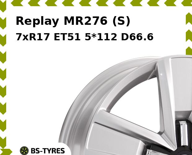 

Колесный диск Replay, MR276 (S) 7xR17 ET51 5*112 D66.6