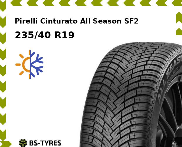 

Всесезонные шины Pirelli, Cinturato All Season SF2 235/40 R19 96Y